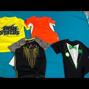 4/$20 SZ 4 boys short sleeved tshirt bundle